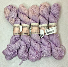 Zafiro Jade 100% hilo de cachemir - LOTE de 5 -Lila - 150yd - 6 capas - púrpura