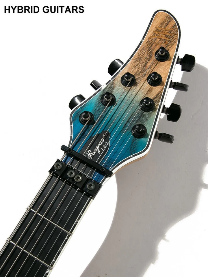 Guitarra eléctrica usada Mayones Regius Pro 7 Dirty Ash Blue Horizon Matt 2020 Foto 3 de 4