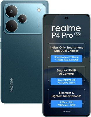 realme P4 Pro 5G (Midnight Ivy 256 GB)(8 GB ) Snapdragon 7 Gen 4 Global version