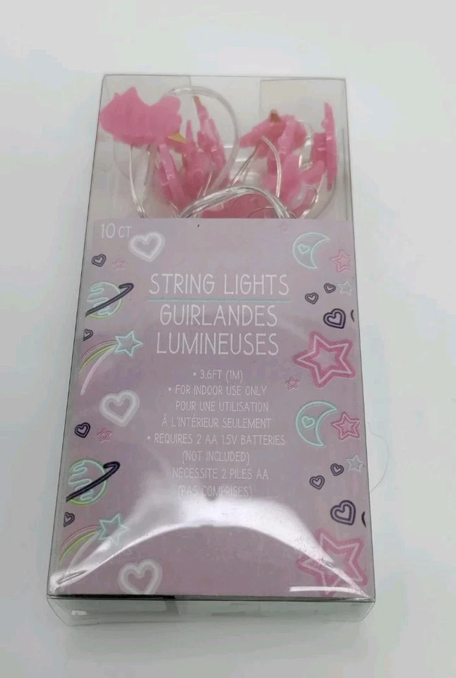 Cuerda de luces unicornio a pilas, gato y gato parches adhesivos de 3 piezas caballo Foto 3 de 4