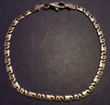 9ct Gold Bracelet 19cm. 4.47g