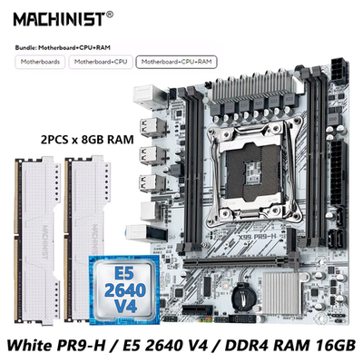 White X99 Motherboard Kit Set Optiona Xeon E5 2640 V4 LGA White X99 Motherboard Kit Set Optiona Xeon E5 2640 V4 LGA