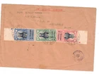ETHIPIA 1942 34c OAS Cover to ALEXANDRIA, cds ADDIS ABABA