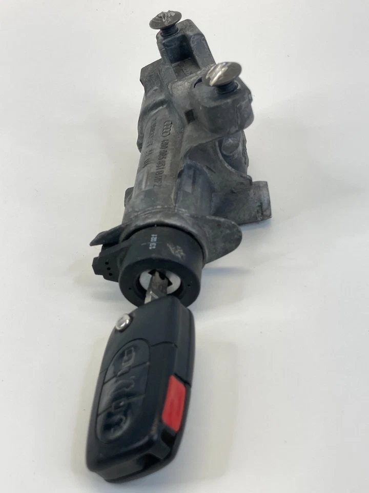 1998-2004 Audi A6 Quattro A/T Ignition Switch Lock Cylinder & Key 4B0905851B OEM Foto 3 de 4