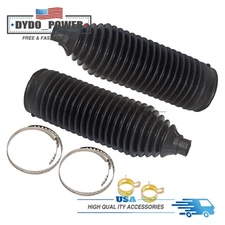 For Chevy GMC Cadillac Rack & Pinion Inner Tie Rod Steering Bellow Boot Pair New