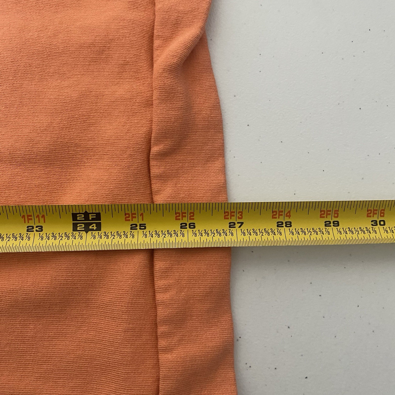 Talbots Ruffle Neck Light Orange Button Neck Long… - image 11