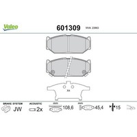 Valeo 601309 Bremsbelagsatz