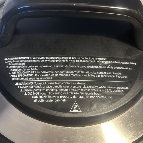 Ninja Foodi Max 7.5L Pressure Cooker Lid 9-in-1 OP100UK, OP350UK, OP500UK. - Imagen 5 de 6