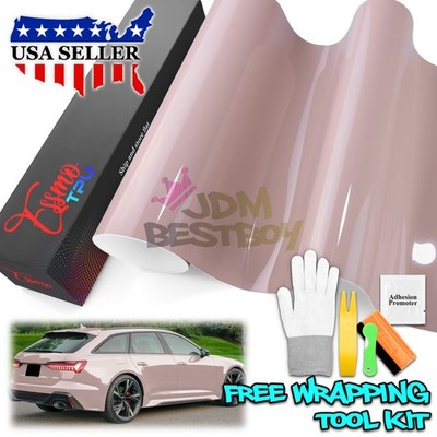 TPU Color Gloss Uyuni Salt Pink PPF Paint Protection Film Dry Wet Car Vinyl Wrap