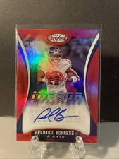 2018 Panini Certified Football Mirror Signature Red Plaxico Burress 13/15 Giants