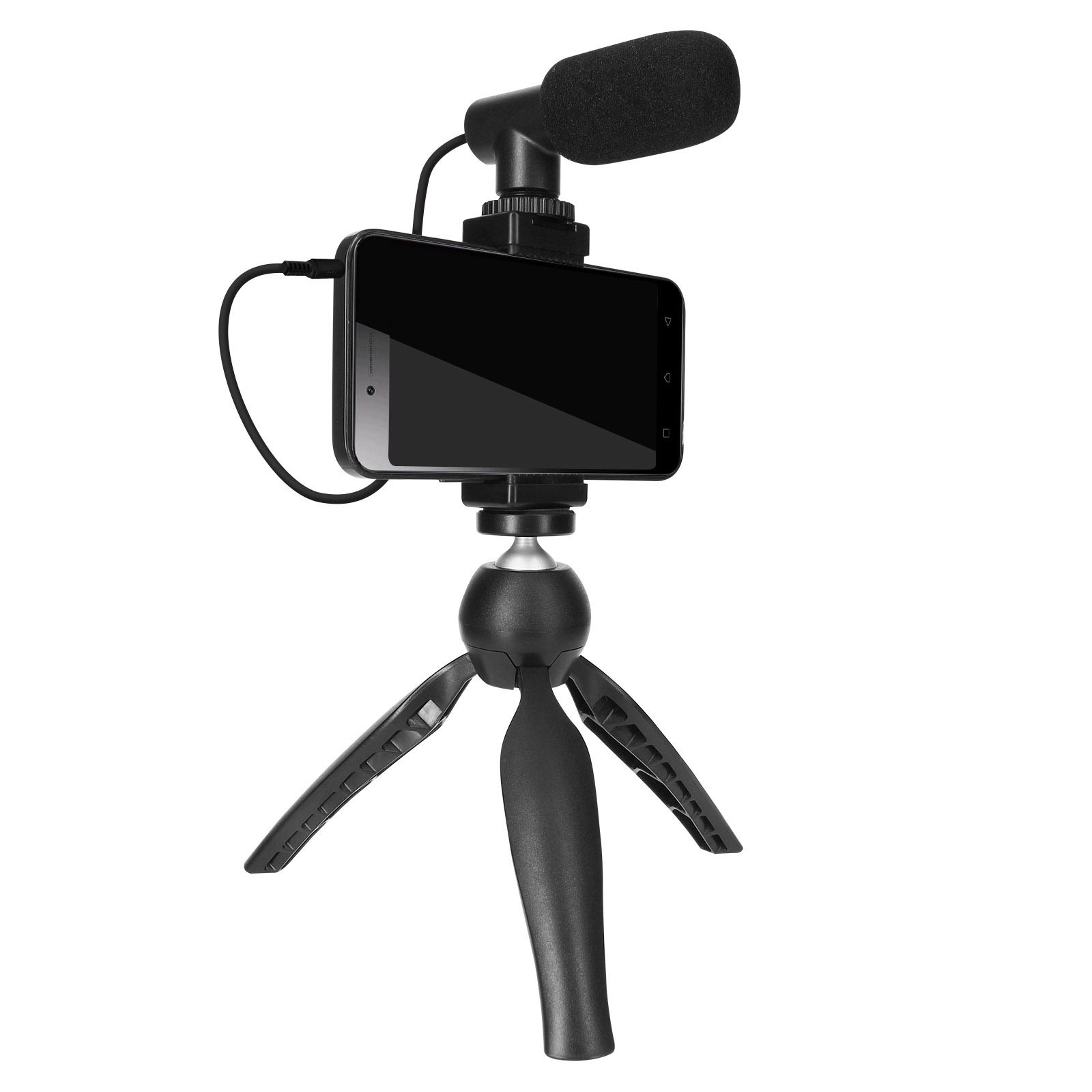 Pack vlogging smartphone avec micro Puluz et trépied vidéo pour direct TikTok