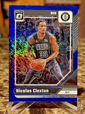 2024-25 Panini Donruss Optic Nicolas Claxton /75 Blue Shimmer Prizm #170