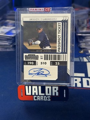 2022 Panini Chronicles - Contenders Prospect Ticket Jasson Dominguez #PT-JD (RC)