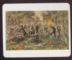 FIRST BATTLE OF BULL RUN 1861 U.S. Civil War Art KNOWLEDGE HISTORY CARD