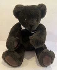 VGC 16  Black Bear Poseable Tuxedo by Vermont Teddy Bear Company