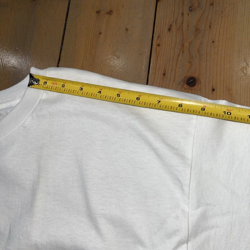 Vintage NIKE Big Swoosh White Tag 100% Cotton T-Shirt 90s Mens Sz XL Tall NWT - Picture 5 of 10