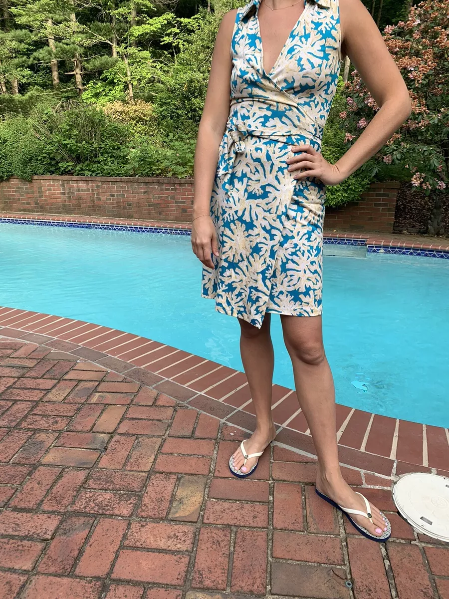 Jersey dvf top wrap dress