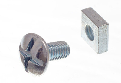 Nuovi 10 X Bulloni Quadrati M6 X 6Mm X 150Mm Con Dadi Esagonali - Foto 5