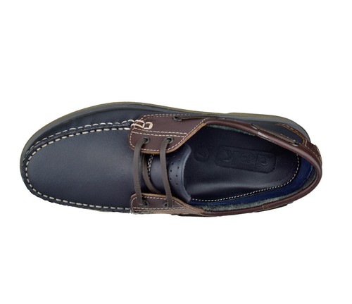 Mens Leather Boat Deck Moccasin Casual Lace Up Walking Driving Loafer Shoes Size - Picture 15 of 17