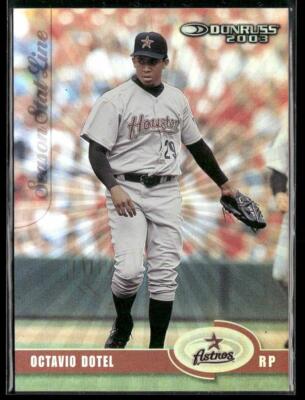 2003 Donruss #295 Octavio Dotel Atlantic City National Con. Stat Line Season #/1
