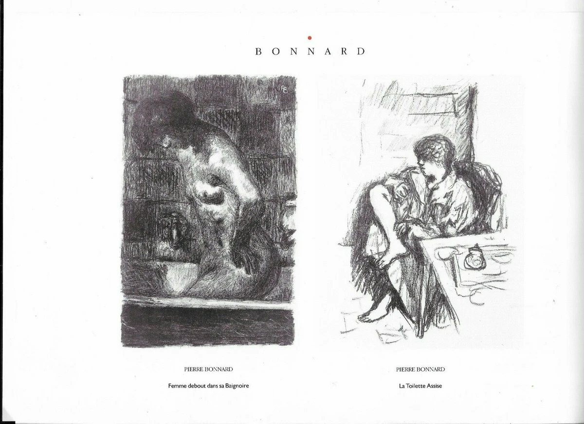 ベルナール・ビュッフェ、「Femme a sa toilette」