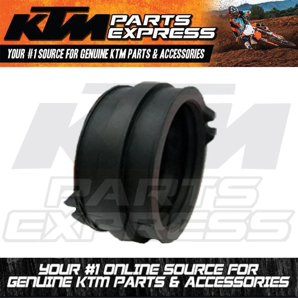 NEW OEM KTM BLACK RUBBER INTAKE BOOT 690 DUKE ENDURO R SMC  