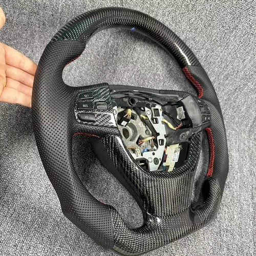 Real Carbon Fiber Steering Wheel for BMW F10 550i M5 F18 F07 535 520 528 535i - Picture 3 of 9
