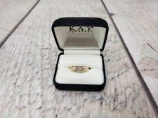 Ring YG Mens Sz 10 4.50DWT 14k Yellow Gold with 5x Round Cut Diamonds