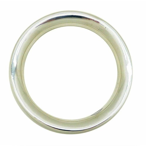 Simon Sebbag Smooth Concave Sterling Silver 925 Bangle Bracelet B1255 - Picture 2 of 5