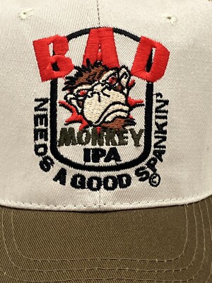 BAD MONKEY IPA NEEDS A GOOD SPANKING HAT BEER HAT ALE HAT 