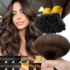 THICK Stick I Tip Remy Human Hair Extensions Pre Bonded 1G Micro Ring Beads 150s