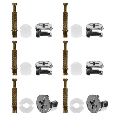  30 Sets Practical Connecting Fasteners Cam Lock Parts Bind Grade Masonry