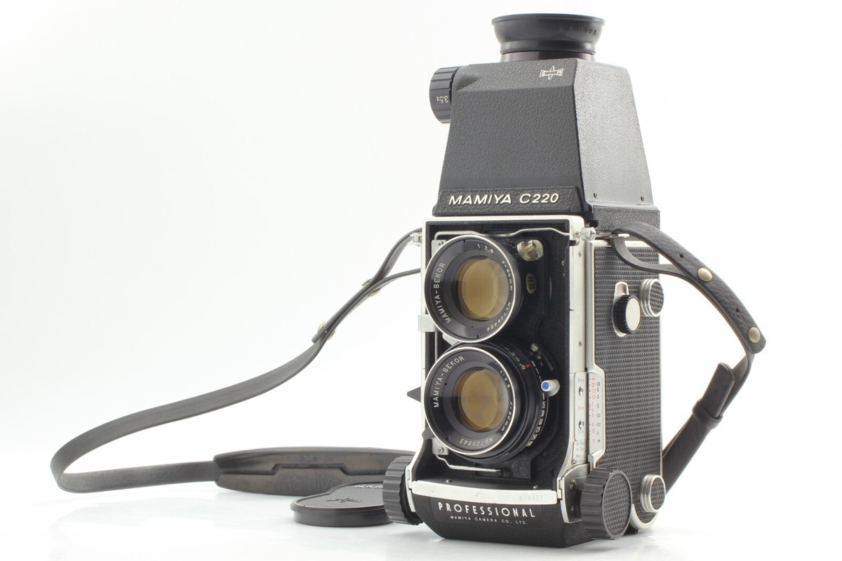 Near MINT w/ Strap* Mamiya C220 Pro TLR Film Camera 80mm f/2.8