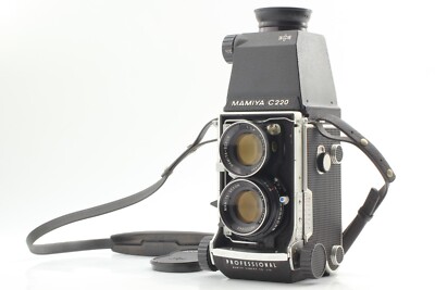 Near MINT w/ Strap* Mamiya C220 Pro TLR Film Camera 80mm f/2.8