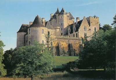 Old postcard Chateau de Fayrac castle unused postcard c1116e
