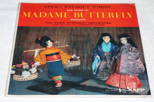 The Rome Symphony Orchestra The Music Of Madame Butterfly VG+ LP Classical