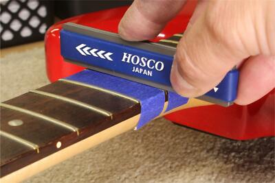 Hosco Compact Fret Crowning File for Narrow Frets, coarse and fine cutting edges