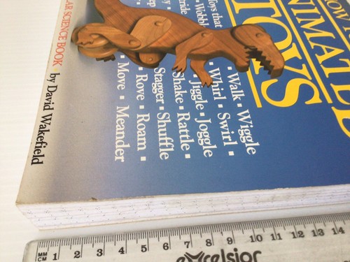 How To Make Animated Toys David Wakefield Pb Woodwork Book 1986 Post Included - Picture 3 of 16