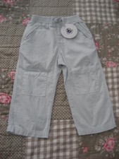 Petit Bateau Baumwollhose hellblau NEU 86