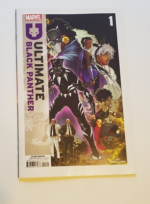 Ultimate Black Panther #1, 2nd Print Black Panther Against Invasion NM Or Better