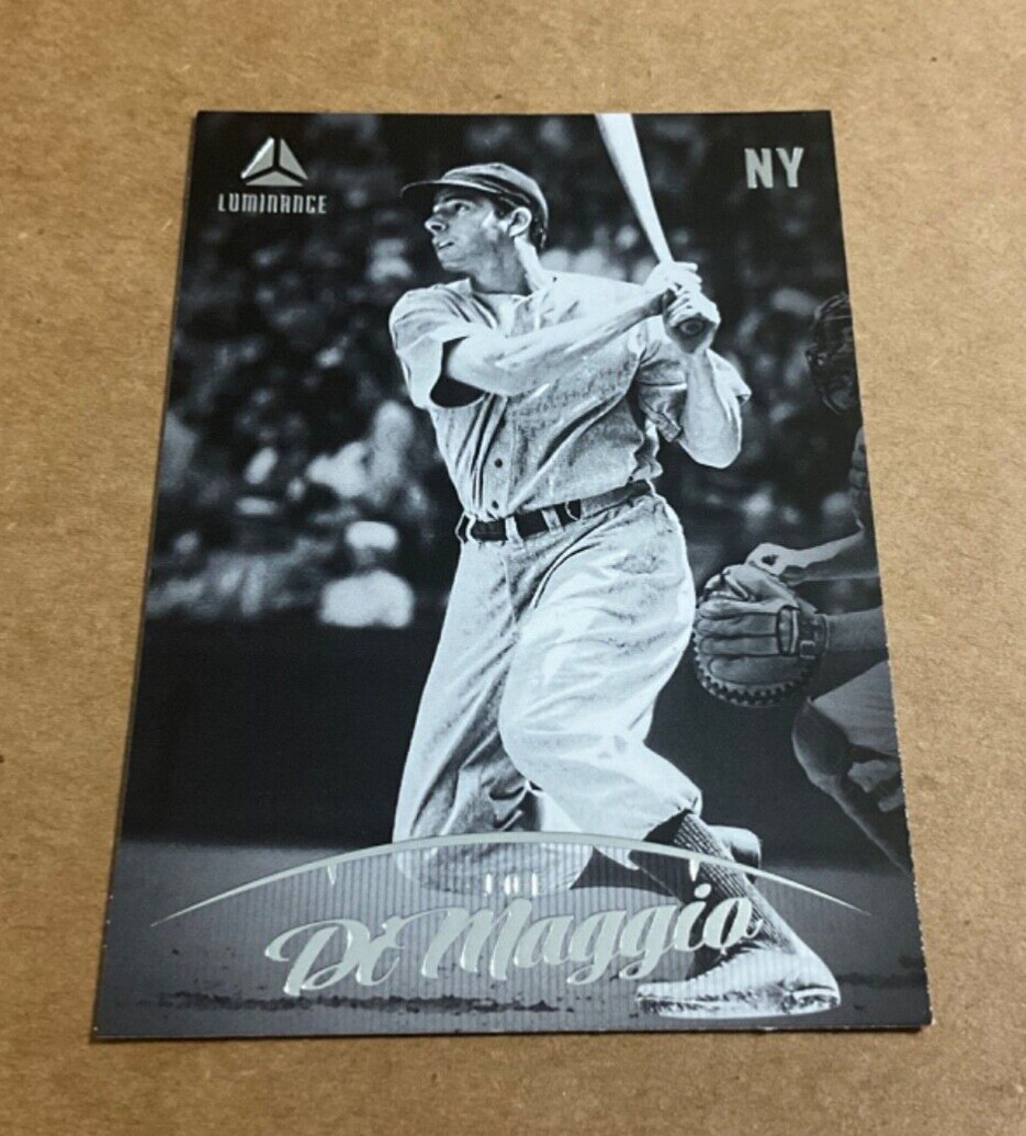 2023 Panini Chronicles Luminance 30 Joe DiMaggio New York Yankees Baseball Card
