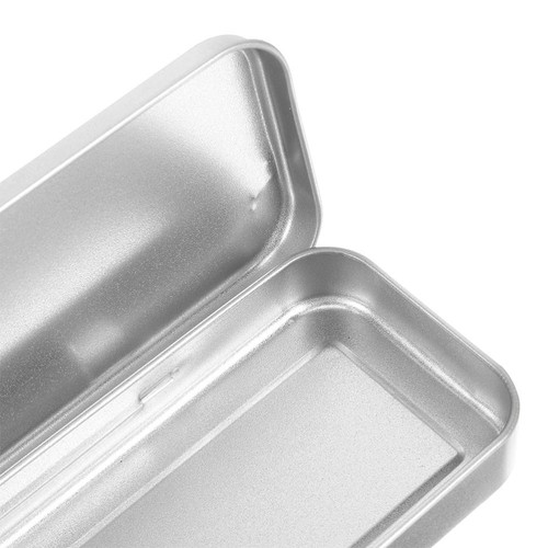 5 Pieces Federmäppchen Aus Weißblech Stiftebox Metall Student - Bild 6 von 12