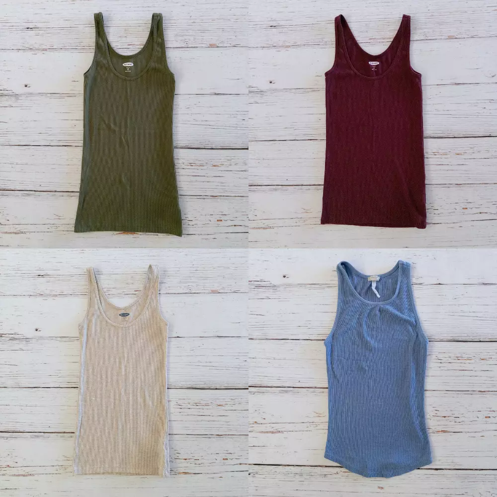  clothing lot 25 pieces tank-top shirt shorts pants sweater