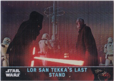 STAR WARS THE FORCE AWAKENS CHROME 8 PRISM REFRACTOR LOR SAN TEKKA KYLO 83/99