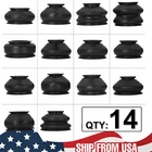 Rubber Universal Black Tie Rod End Ball Joint Dust Boots Dust Cover Boot Gaiters
