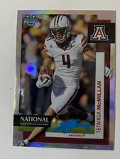 Signed 2024 Bowman Nat’l Tetairoa McMillan Refractor Arizona Carolina NFL ⭐️ ROY