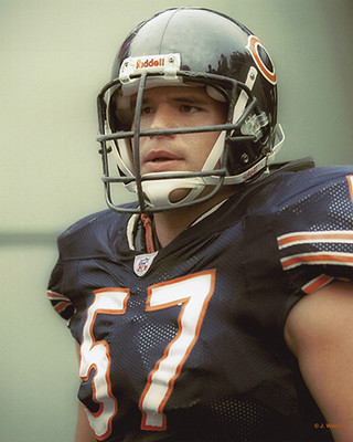 OLIN KREUTZ CHICAGO BEARS 8X10 PORTRAIT PHOTO