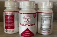2 bottles Daily Work Daily Dous GO Weight Loss Pills