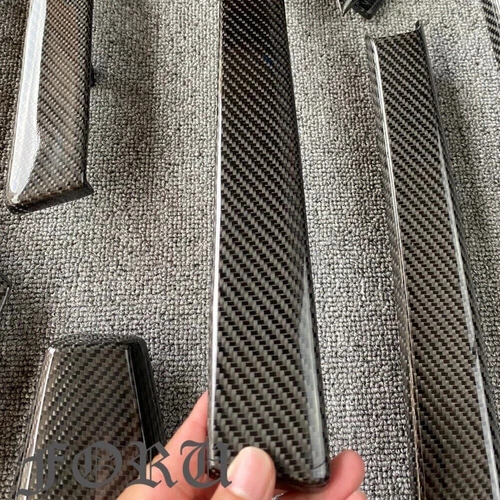 For Audi A4 A5 S4 S5 RS5 2017-2023 Real Carbon Fiber Inner Door Panel Cover Trim - Picture 12 of 18