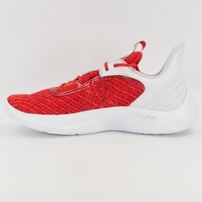 Under Armour Team Curry 9 Flow White Team Red 3025631-100 Basketball Multi Size Under Armour UA Team Curry Flow 9 White Red 3025631-100  main image 2